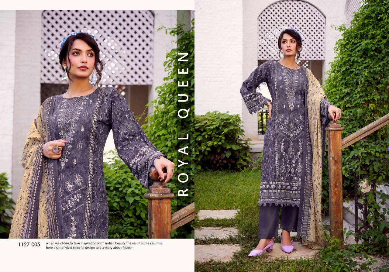 Romani bin kareem vol 2 Designer dress material wholesalers in Delhi